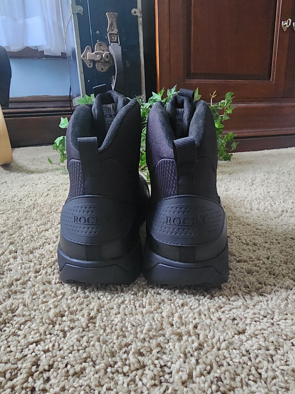 Rocky Men's Ultra Ops Black Tactical Hiking Boots - Picture 8 of 10
